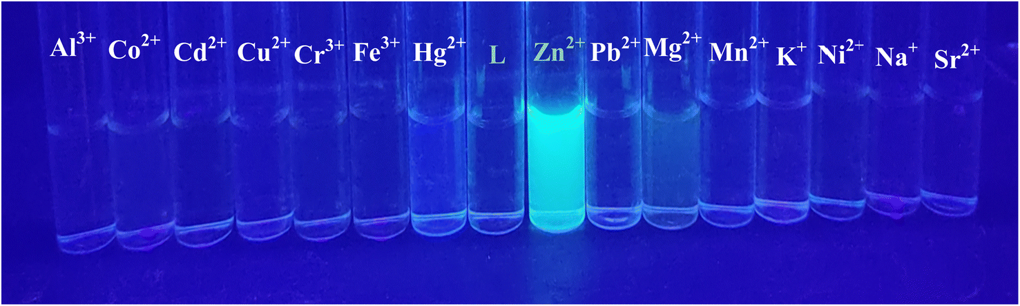 Tri-armed Schiff base fluorescent sensor for the rapid