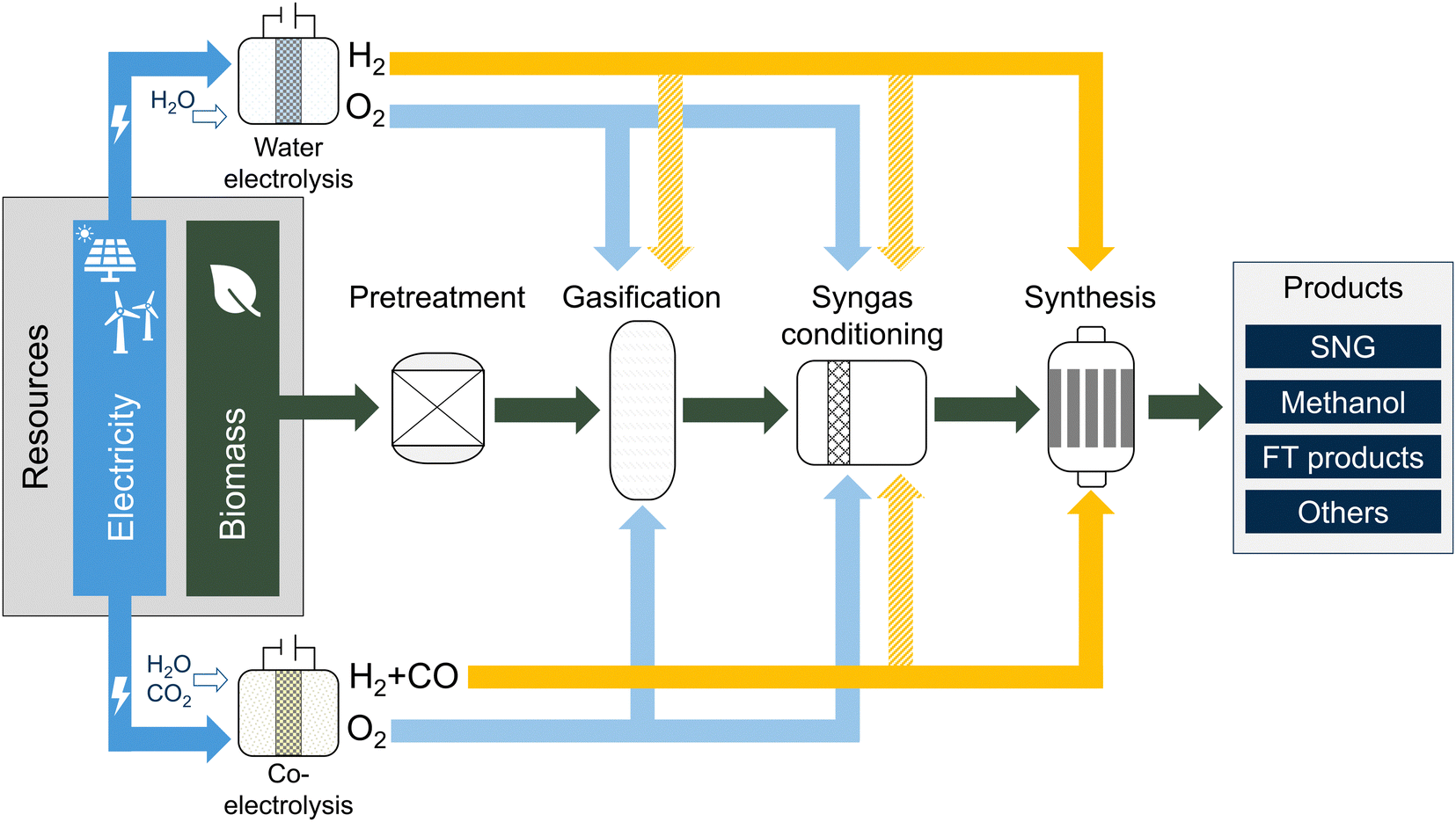 Electrification of gasification-based biomass-to-X processes – a critical  review and in-depth assessment - Energy & Environmental Science (RSC  Publishing) DOI:10.1039/D3EE02876C