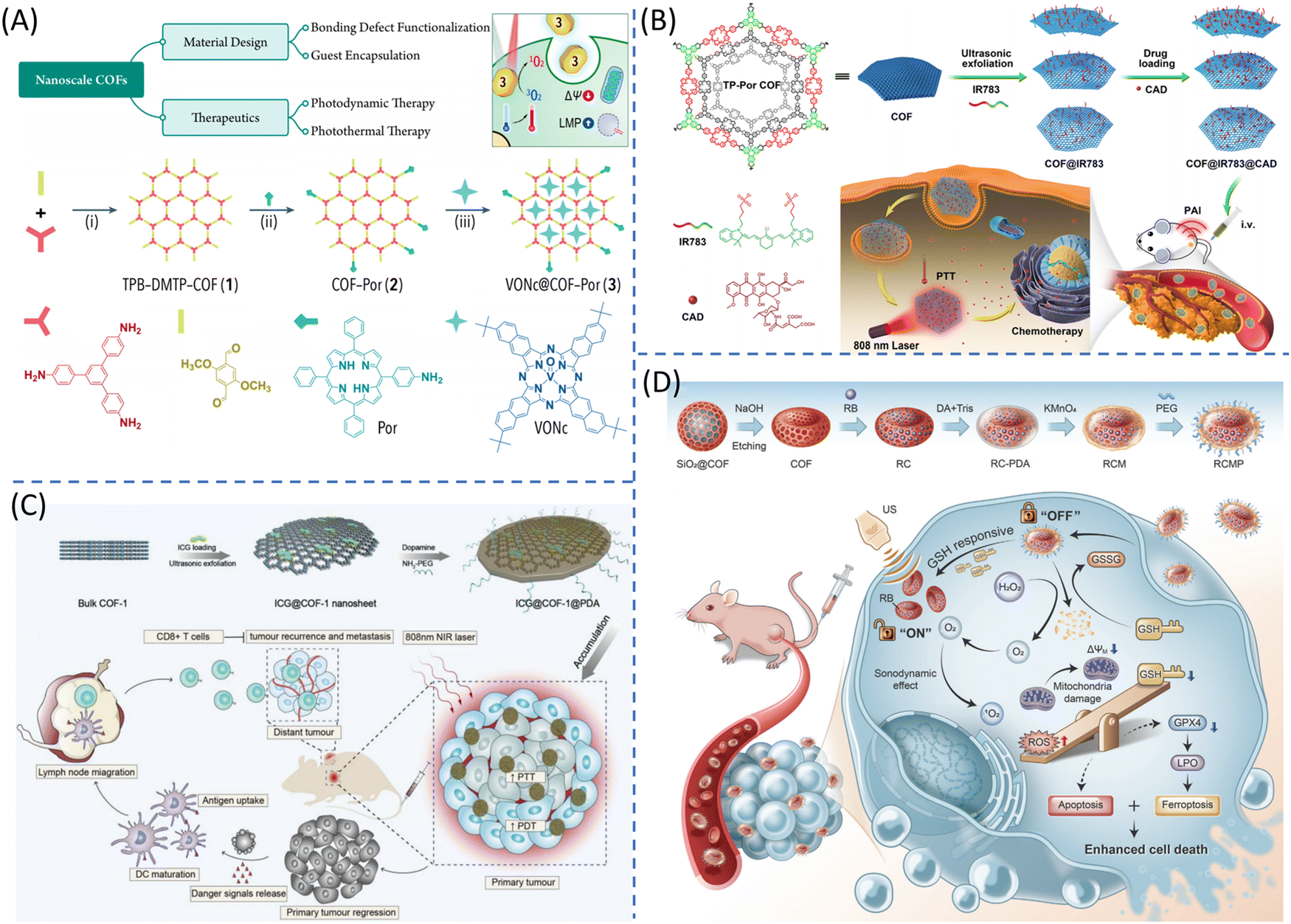 Strategies for utilizing covalent organic frameworks as host 