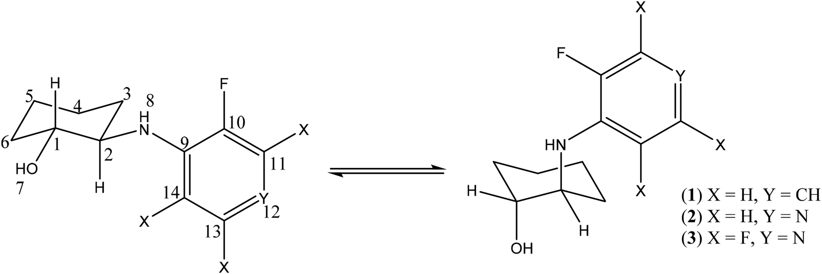 Molecular dynamics and NMR reveal the coexistence of H bond