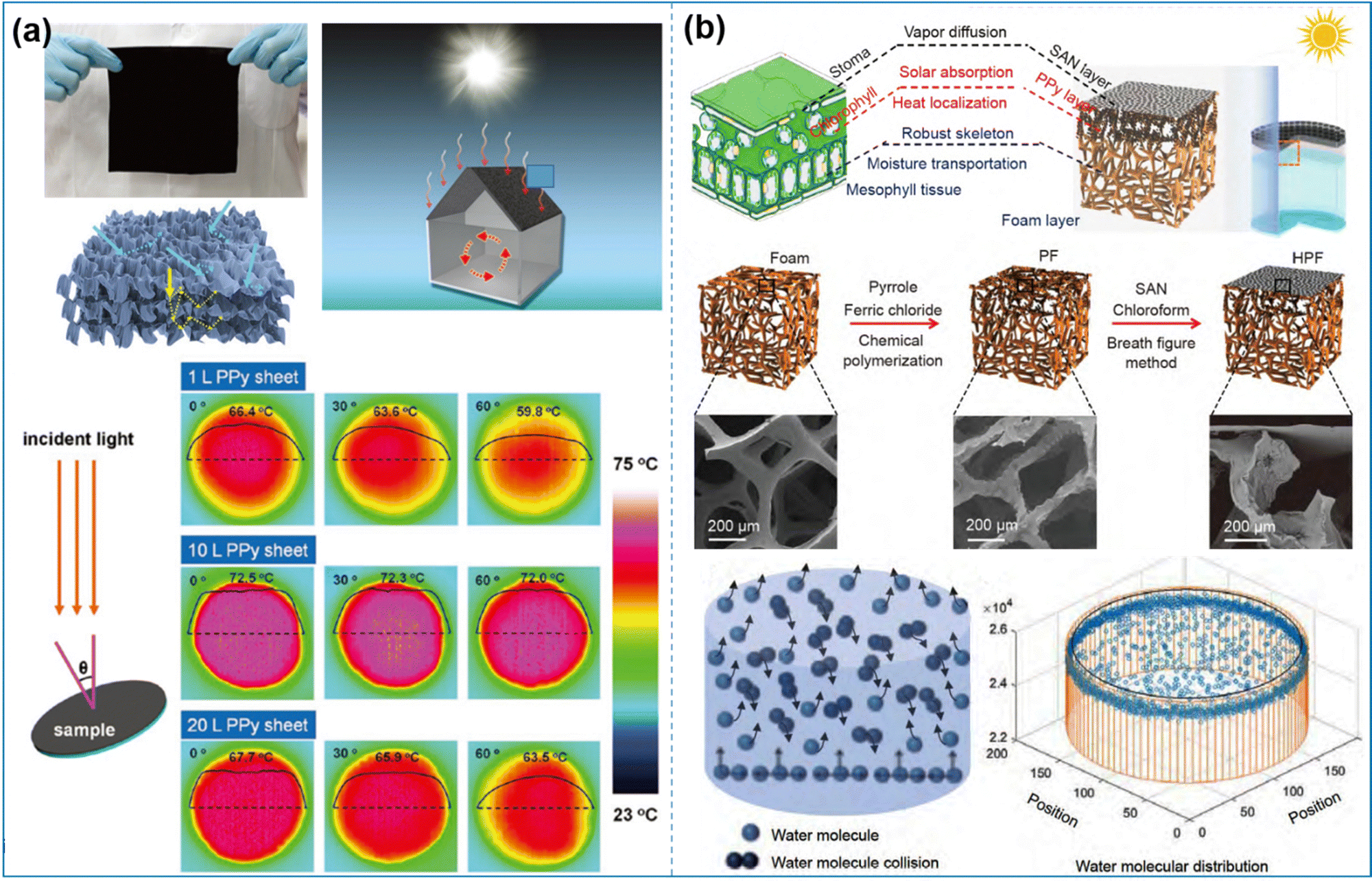 Polypyrrole micro/nanostructures and their soft materials in 
