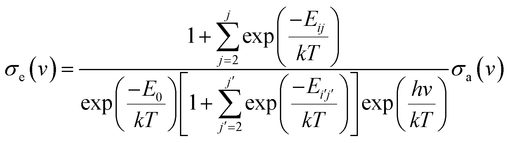 Füchtbauer–Ladenburg Equation