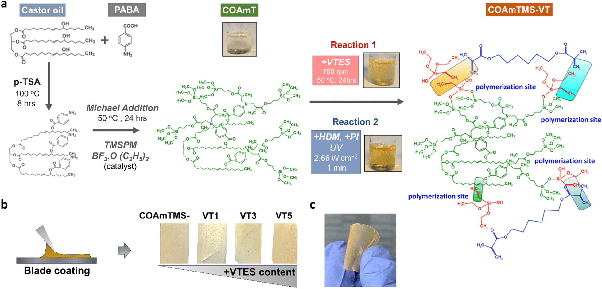 High performance flexible triboelectric nanogenerators using bio ...