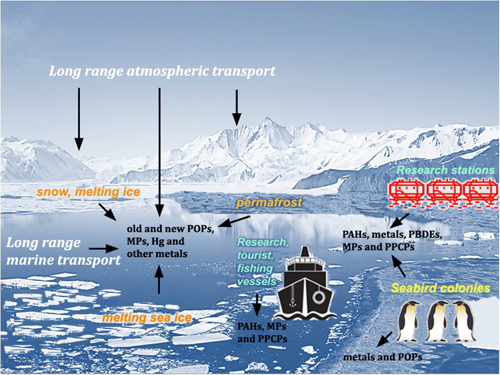 Environmental Contamination And Climate Change In Antarctic Ecosystems ...