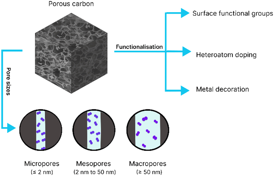 Porous carbons: a class of nanomaterials for efficient Porous carbons: a class of nanomaterials for efficient