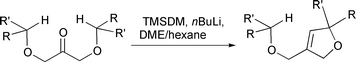 Graphical abstract: Synthesis of 2,5-dihydrofurans via alkylidene carbene insertion reactions
