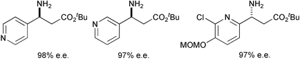 Graphical abstract: Asymmetric synthesis of β-pyridyl-β-amino acid derivatives