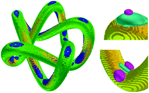 Graphical abstract: Relevance of saddle-splay elasticity in complex nematic geometries