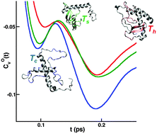 Graphical abstract: Signatures of protein thermal denaturation and local hydrophobicity in domain specific hydration behavior: a comparative molecular dynamics study