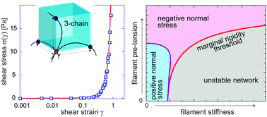 Graphical abstract: Nonlinear elasticity of semiflexible filament networks