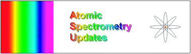 Graphical abstract: Atomic spectrometry update: review of advances in the analysis of metals, chemicals and materials