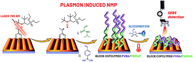 Graphical abstract: Unprecedented plasmon-induced nitroxide-mediated polymerization (PI-NMP): a method for preparation of functional surfaces