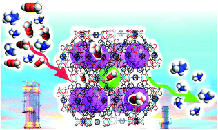 Graphical abstract: Integrating multiple adsorption sites and tortuous diffusion paths into a metal–organic framework for C3H4/C3H6 separation