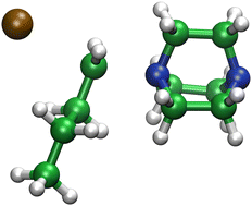 Graphical abstract: An experimental, computational, and uncertainty analysis study of the rates of iodoalkane trapping by DABCO in solution phase organic media