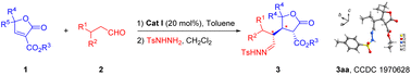Graphical abstract: Organocatalytic asymmetric Michael addition reaction of aldehydes with 2-furanones: experimental, applications and DFT studies