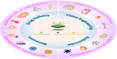 Graphical abstract: Recent advances using MXenes in biomedical applications