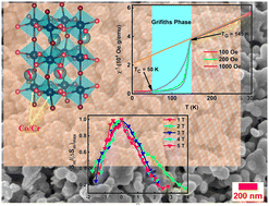 Graphical abstract: Observation of Griffiths-like phase and magnetocaloric effect in disordered Y2CoCrO6 double perovskite