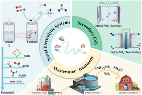 Graphical abstract: Valorization systems based on electrocatalytic nitrate/nitrite conversion for energy supply and valuable product synthesis