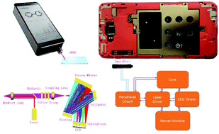 Graphical abstract: Paper-based SERS analysis with smartphones as Raman spectral analyzers