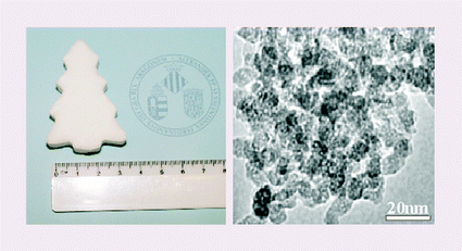 Graphical abstract: Silica-based powders and monoliths with bimodal pore systems