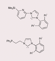 Graphical abstract: Synthesis and structural characterisation of stable pyridine- and phosphine-functionalised N-heterocyclic carbenes