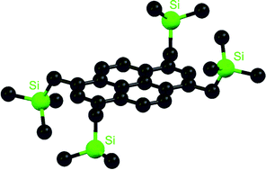 Graphical abstract: Solid state structures and photophysical properties of (trimethylsilyl)methyl-substituted anthracenes and pyrenes