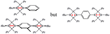 Graphical abstract: 1,3-Diborata-2,4-diphosphoniocyclobutane-1,3-diyls communicate through a para-phenylene linker