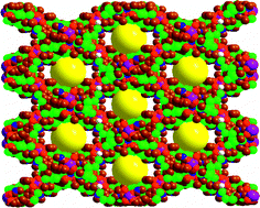 Graphical abstract: A three-dimensional lanthanide-organic radical open-framework