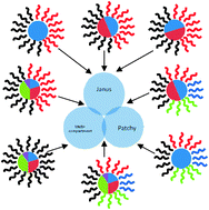 Graphical abstract: Anisotropic particles with patchy, multicompartment and Janus architectures: preparation and application