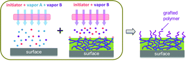 Graphical abstract: Solventless hybrid grafting of antimicrobial polymers for self-sterilizing surfaces