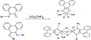 Graphical abstract: Chromium complexes supported by phenanthrene-imine derivative ligands: synthesis, characterization and catalysis on isoprenecis-1,4 polymerization