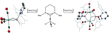 Graphical abstract: Al–H σ-bond coordination: expanded ring carbene adducts of AlH3 as neutral bi- and tri-functional donor ligands