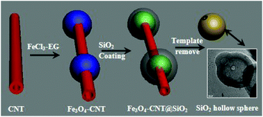 Graphical abstract: Facile synthesis of hollow silica spheres with nanoholes