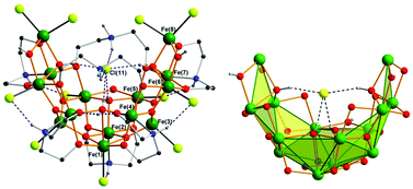 Graphical abstract: Spins on a curved surface: an FeIII14 ferracalixarene
