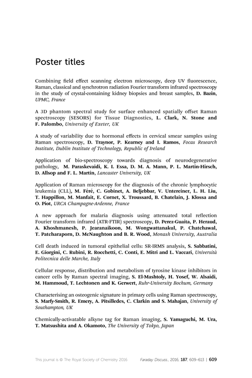 Poster list
