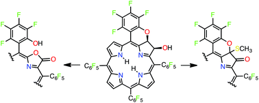Graphical abstract: Oxidations of chromene-annulated chlorins
