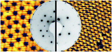 Graphical abstract: Organic/inorganic epitaxy: commensurate epitaxial growth of truxenone on Cu (111)