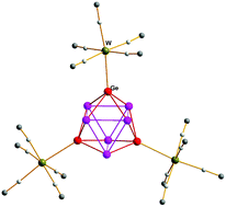 Graphical abstract: [Ge9{M(CO)5}3]4−: electrophilic addition of M(CO)5 and [E9]4− Zintl anions (M = Cr, Mo, W)