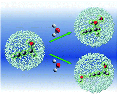 Graphical abstract: Accessing different binding sites of a multifunctional molecule: IR spectroscopy of propargyl alcohol⋯water complexes in helium droplets