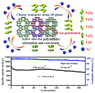 Graphical abstract: Titanium silicalite as a radical-redox mediator for high-energy-density lithium–sulfur batteries