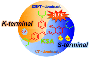 Graphical abstract: Keto-salicylaldehyde azine: asymmetric substituent effect on their optical properties via electron-donating group insertion