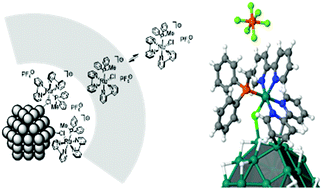 Graphical abstract: When organophosphorus ruthenium complexes covalently bind to ruthenium nanoparticles to form nanoscale hybrid materials