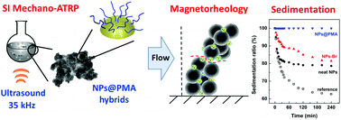 Graphical abstract: Surface-initiated mechano-ATRP as a convenient tool for tuning of bidisperse magnetorheological suspensions toward extreme kinetic stability