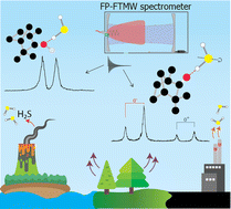 Graphical abstract: Insights into the non-covalent interactions of hydrogen sulfide with fenchol and fenchone from a gas-phase rotational study