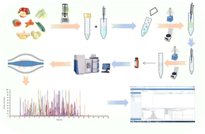 Graphical abstract: Multi-pesticide residue screening, identification, and quantification analysis in various fruits and vegetables by UHPLC-Q Exactive HRMS