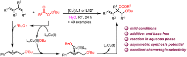 Graphical abstract: Copper-catalyzed 1,2-dioxygenation of 1,3-dienes with tert-butyl benzoperoxoate at room temperature