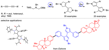Graphical abstract: Synthesis of the 3,3′-bipyrrole scaffold from diyne