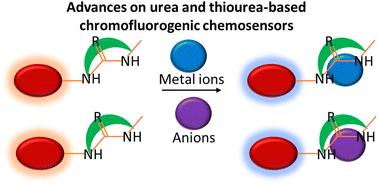 Graphical abstract: Urea/thiourea-based chromofluorogenic chemosensors for metal ions and anions