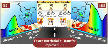 Graphical abstract: Ruthenium complexes bearing terpyridyl ligands of distinct donor–acceptor configuration for solar energy conversion