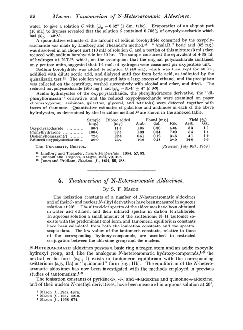 4. Tautomerism of N-heteroaromatic aldoximes